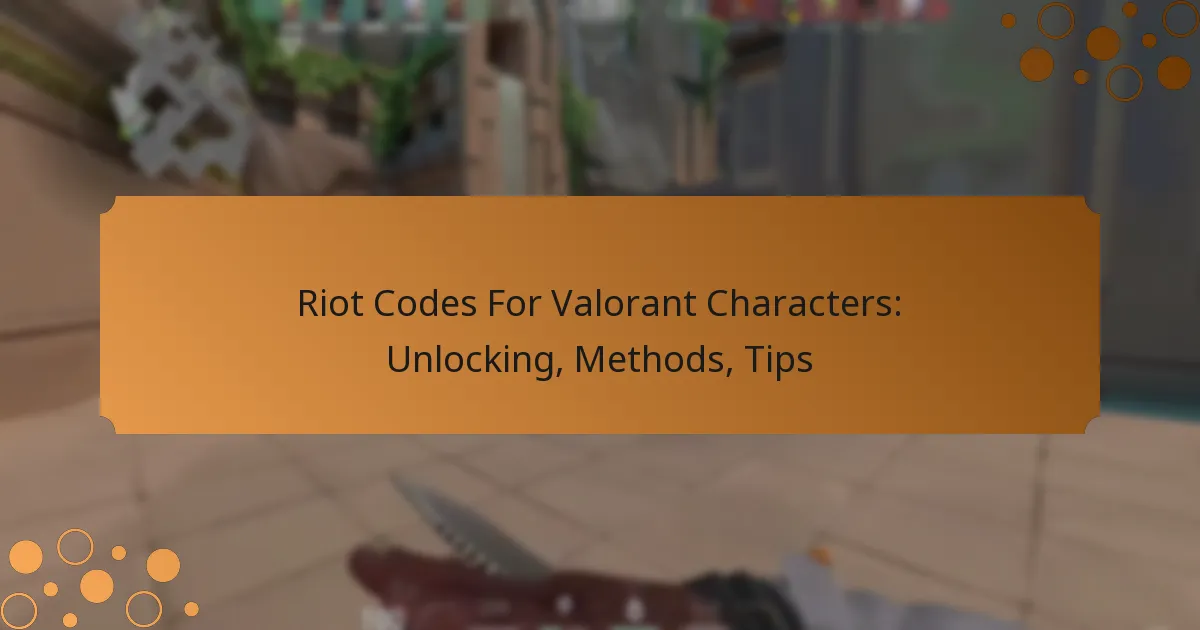 Riot Codes For Valorant Characters: Unlocking, Methods, Tips
