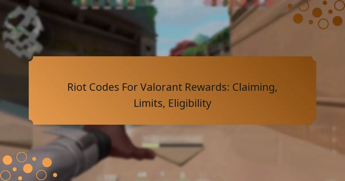 Riot Codes For Valorant Rewards: Claiming, Limits, Eligibility