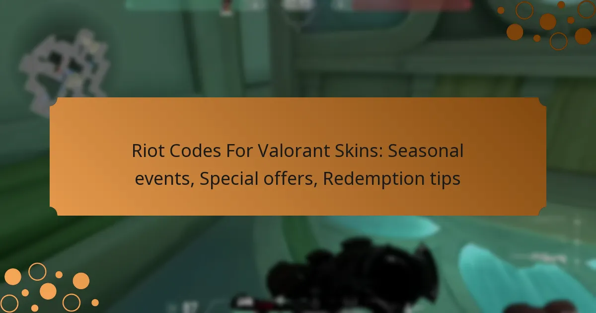 Riot Codes For Valorant Skins: Seasonal events, Special offers, Redemption tips