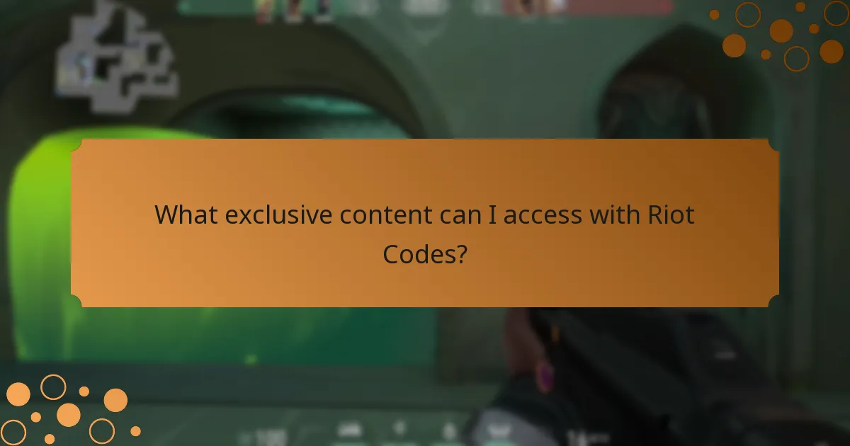 What exclusive content can I access with Riot Codes?