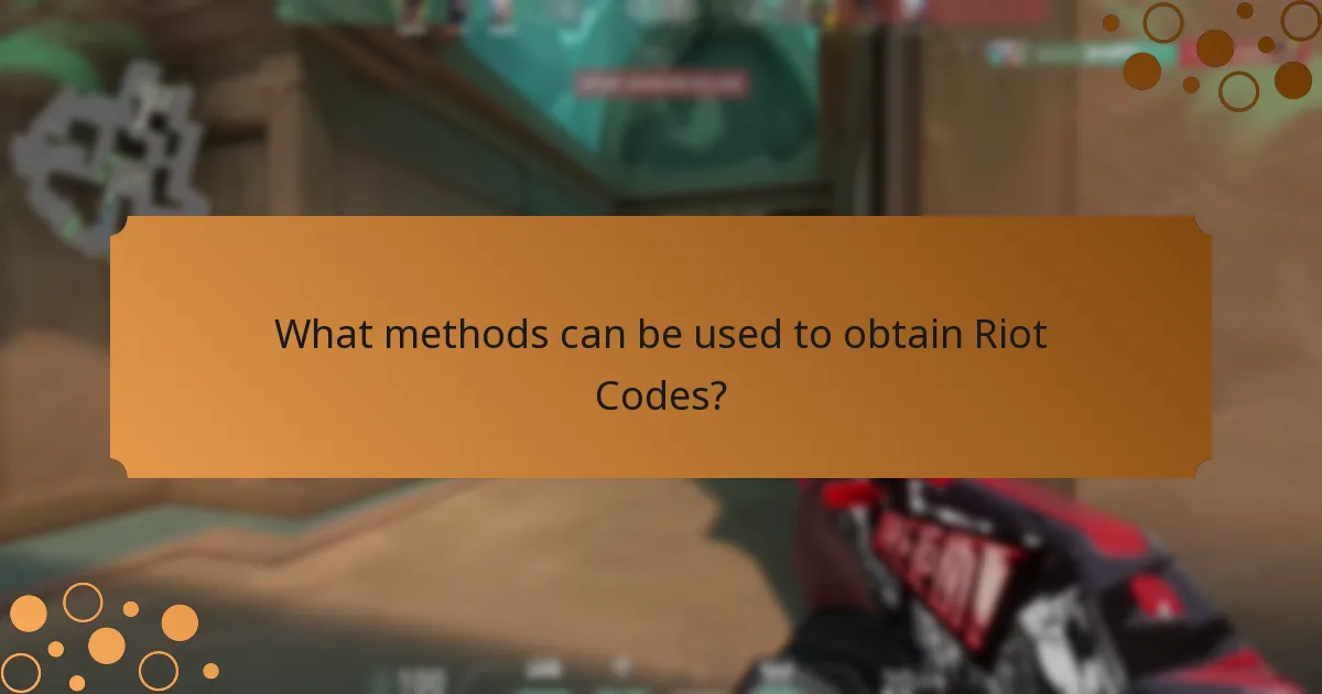 What methods can be used to obtain Riot Codes?